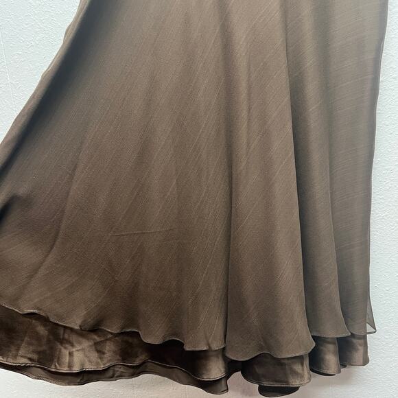 Jenny Yoo Silk Dress Womens 4 Party Cocktail Wedding Guest Formal Evening Event - Picture 10 of 16